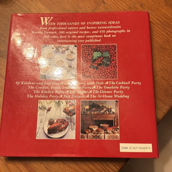 Rare first edition Entertaining by Martha Stewart - Picture 5 of 8